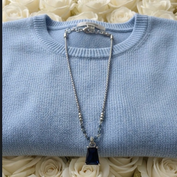 Brighton Blue and Silver Necklace - Picture 4 of 4